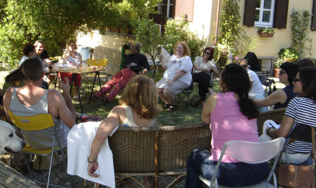 formazione in giardino