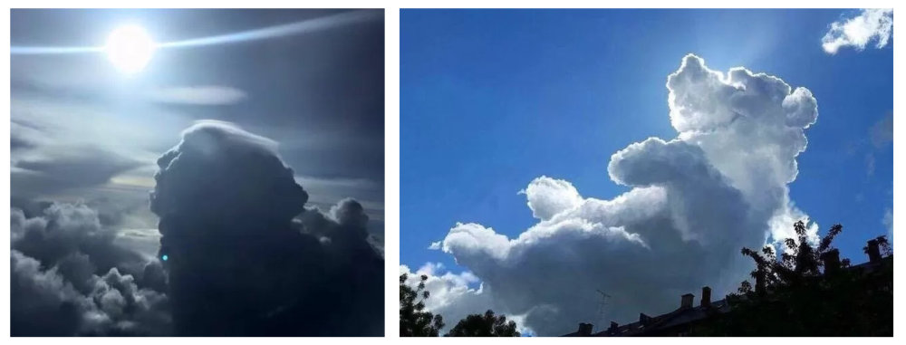 nuvole antropomorfe e zoomorfe