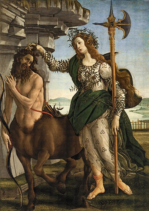 Botticelli, Pallade e il centauro