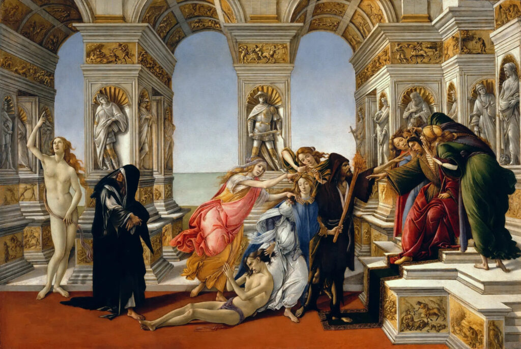 botticelli Calunnia