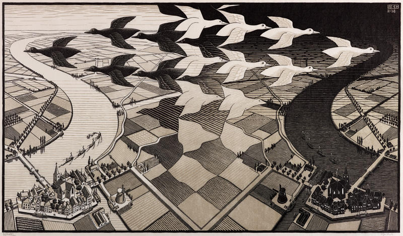 Escher il giorno e la notte