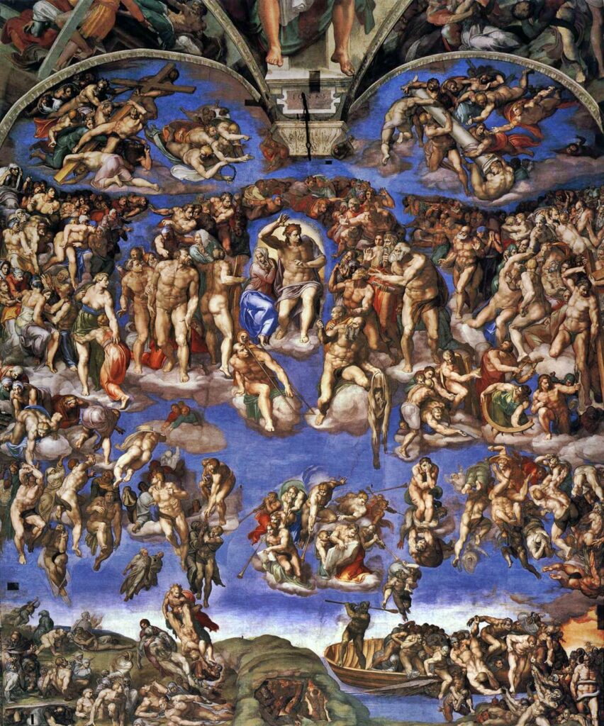 giudizio universale michelangelo