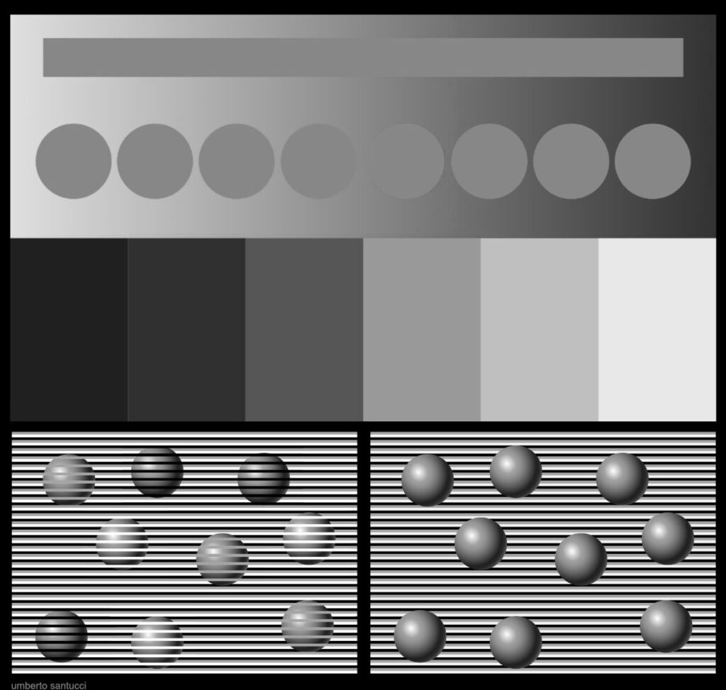 illusioni ottiche di luminosità