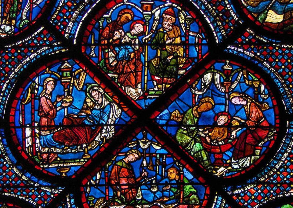 vetrata della cattedrale di Chartres