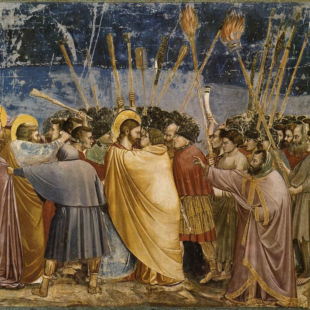 giotto il bacio di giuda