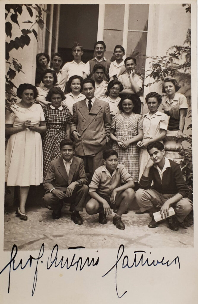 La foto ricordo della IV ginnasio del 1948