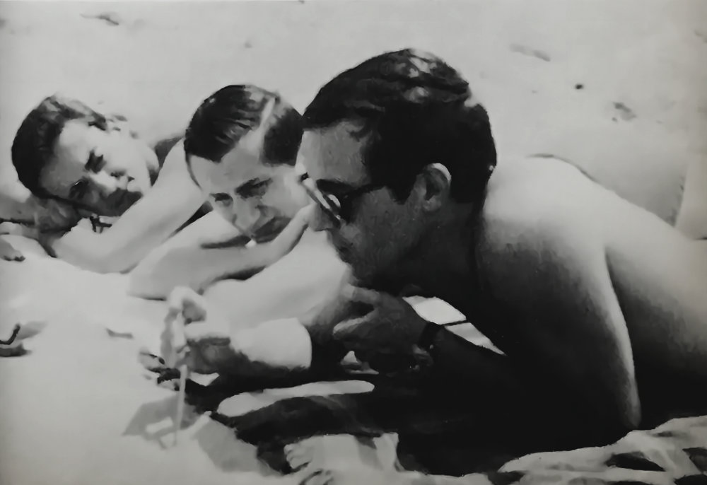 umberto e cicci santucci con gato barbieri nel 1964