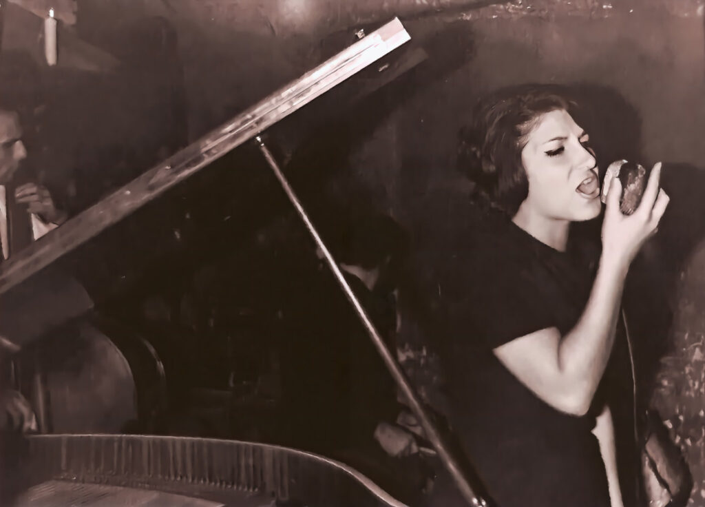 Gianfranca Montedoro al Purgatorio nel 1964